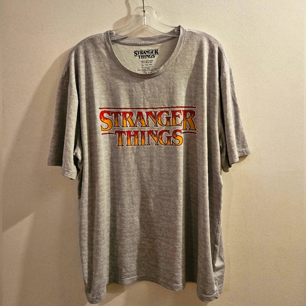 Stranger Things Fire Script Graphic T-shirt | Size XL